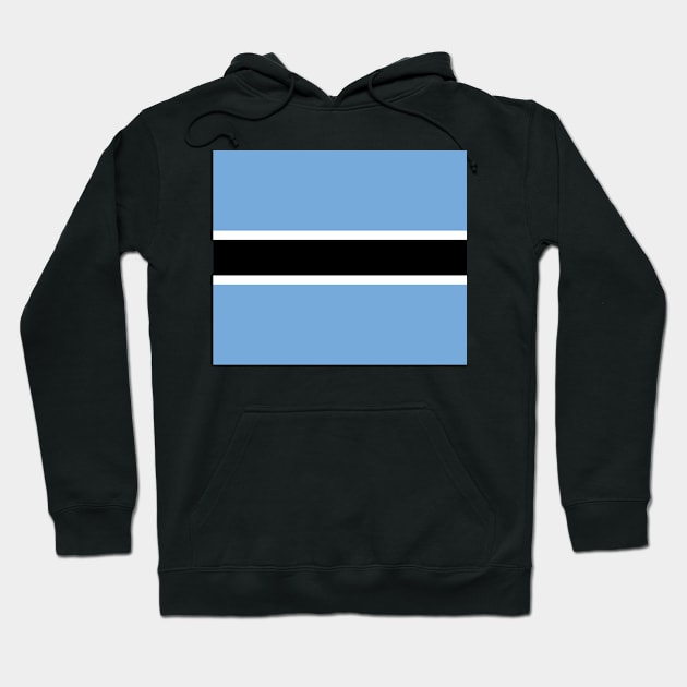 Botswana flag Hoodie by flag for all